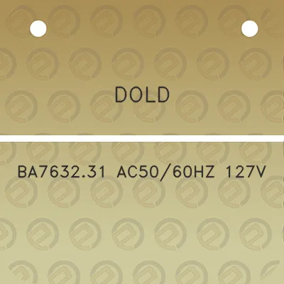 dold-ba763231-ac5060hz-127v