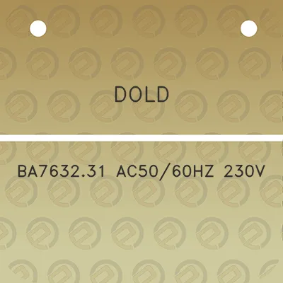 dold-ba763231-ac5060hz-230v