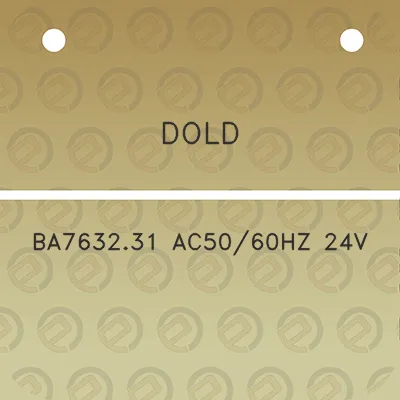 dold-ba763231-ac5060hz-24v