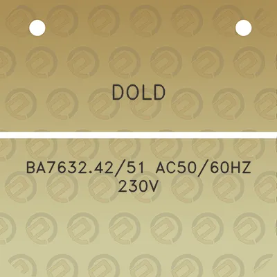 dold-ba76324251-ac5060hz-230v