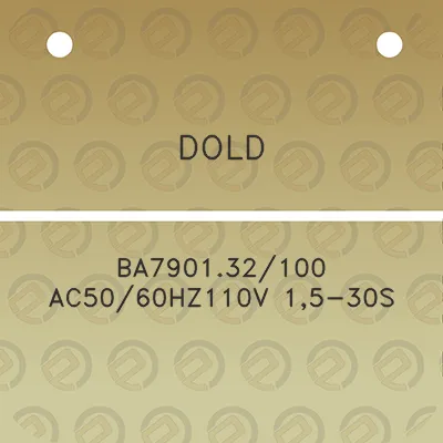 dold-ba790132100-ac5060hz110v-15-30s