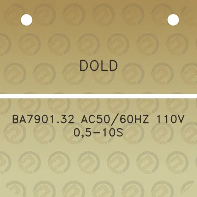 dold-ba790132-ac5060hz-110v-05-10s