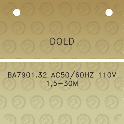 dold-ba790132-ac5060hz-110v-15-30m