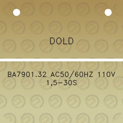 dold-ba790132-ac5060hz-110v-15-30s