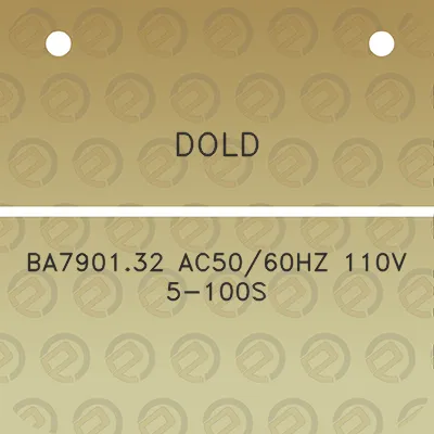 dold-ba790132-ac5060hz-110v-5-100s