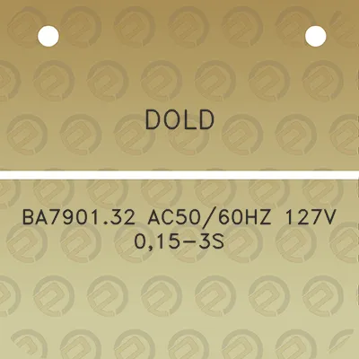 dold-ba790132-ac5060hz-127v-015-3s