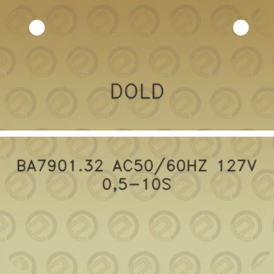 dold-ba790132-ac5060hz-127v-05-10s