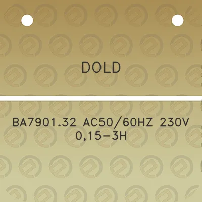 dold-ba790132-ac5060hz-230v-015-3h