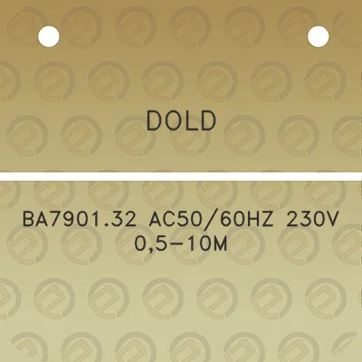 dold-ba790132-ac5060hz-230v-05-10m