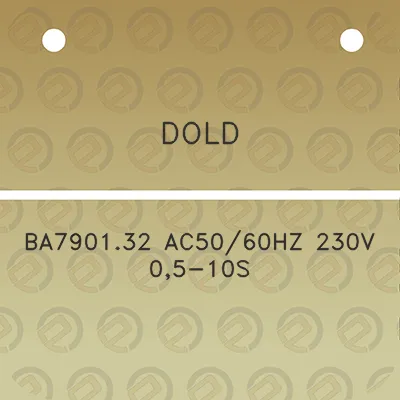 dold-ba790132-ac5060hz-230v-05-10s