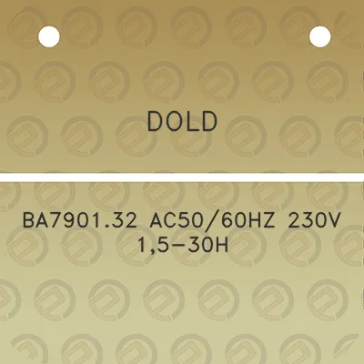 dold-ba790132-ac5060hz-230v-15-30h