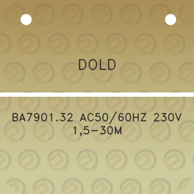 dold-ba790132-ac5060hz-230v-15-30m