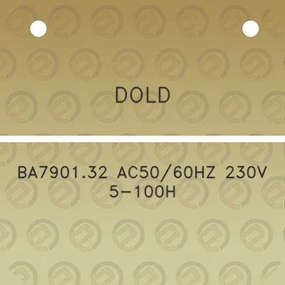 dold-ba790132-ac5060hz-230v-5-100h