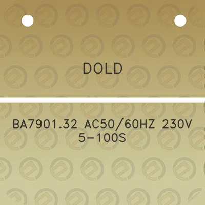 dold-ba790132-ac5060hz-230v-5-100s