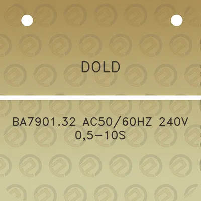 dold-ba790132-ac5060hz-240v-05-10s