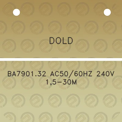 dold-ba790132-ac5060hz-240v-15-30m