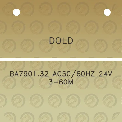 dold-ba790132-ac5060hz-24v-3-60m