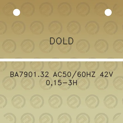 dold-ba790132-ac5060hz-42v-015-3h