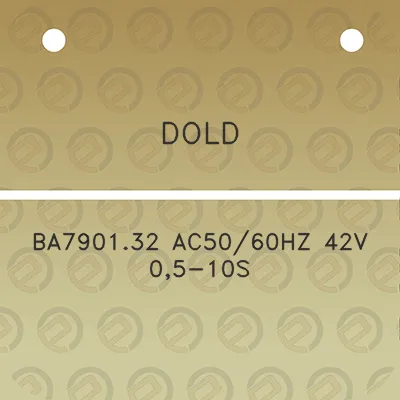 dold-ba790132-ac5060hz-42v-05-10s