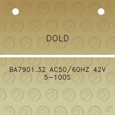 dold-ba790132-ac5060hz-42v-5-100s