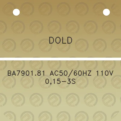 dold-ba790181-ac5060hz-110v-015-3s