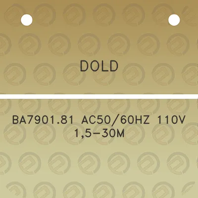 dold-ba790181-ac5060hz-110v-15-30m