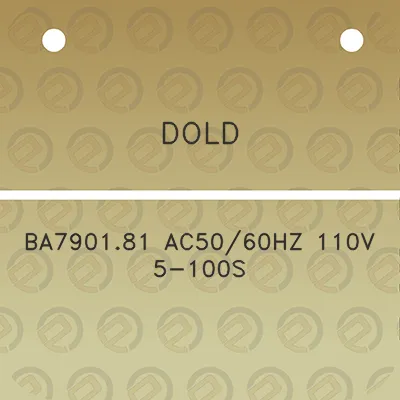 dold-ba790181-ac5060hz-110v-5-100s