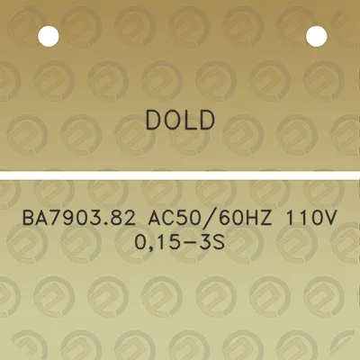 dold-ba790382-ac5060hz-110v-015-3s