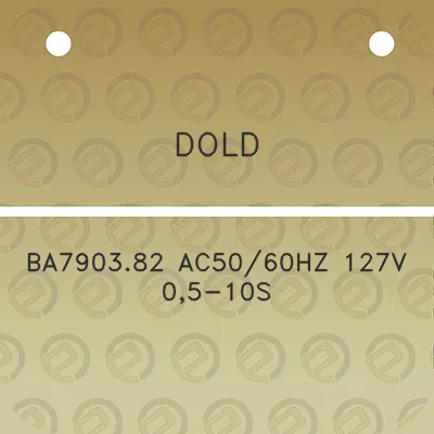 dold-ba790382-ac5060hz-127v-05-10s