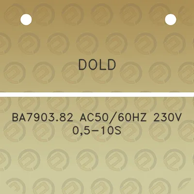 dold-ba790382-ac5060hz-230v-05-10s