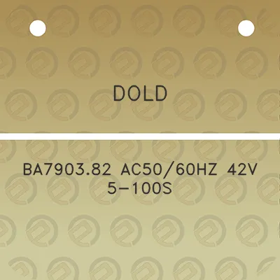 dold-ba790382-ac5060hz-42v-5-100s