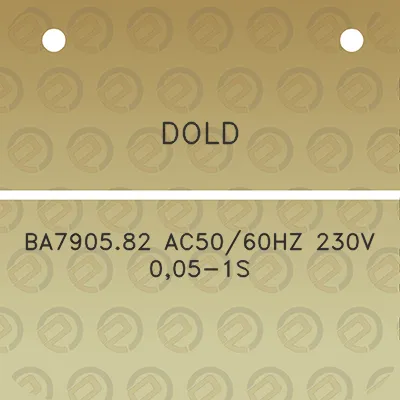 dold-ba790582-ac5060hz-230v-005-1s