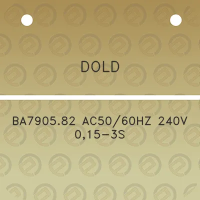 dold-ba790582-ac5060hz-240v-015-3s