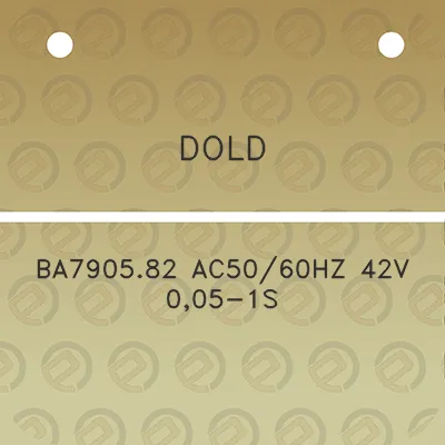 dold-ba790582-ac5060hz-42v-005-1s