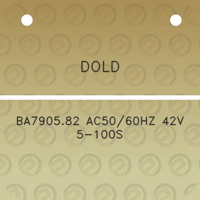 dold-ba790582-ac5060hz-42v-5-100s