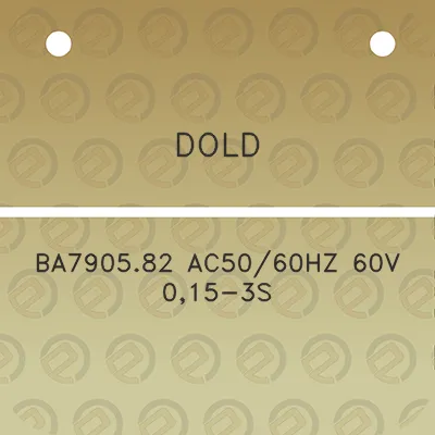 dold-ba790582-ac5060hz-60v-015-3s