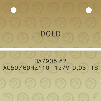 dold-ba790582-ac5060hz110-127v-005-1s