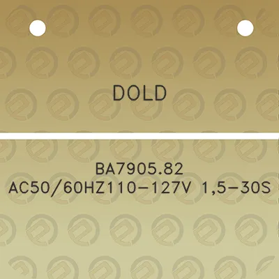 dold-ba790582-ac5060hz110-127v-15-30s