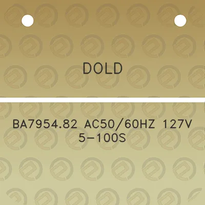 dold-ba795482-ac5060hz-127v-5-100s