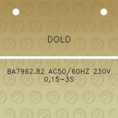 dold-ba796282-ac5060hz-230v-015-3s