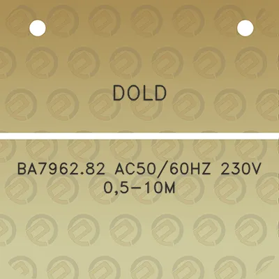 dold-ba796282-ac5060hz-230v-05-10m