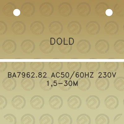 dold-ba796282-ac5060hz-230v-15-30m