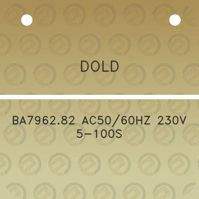 dold-ba796282-ac5060hz-230v-5-100s