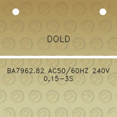 dold-ba796282-ac5060hz-240v-015-3s