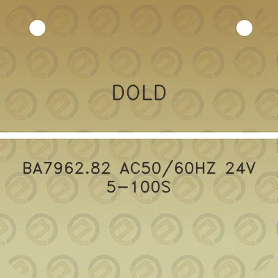 dold-ba796282-ac5060hz-24v-5-100s