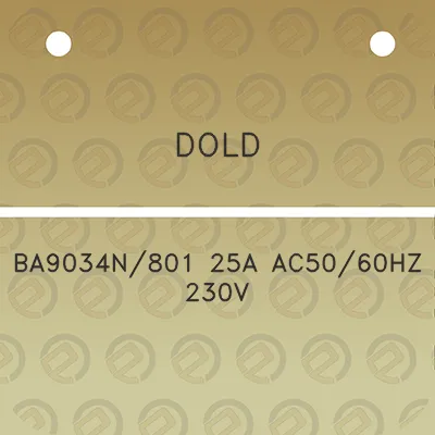 dold-ba9034n801-25a-ac5060hz-230v