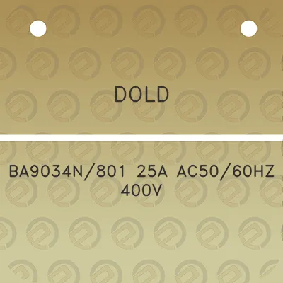 dold-ba9034n801-25a-ac5060hz-400v