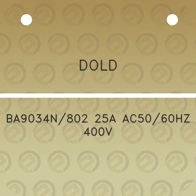 dold-ba9034n802-25a-ac5060hz-400v