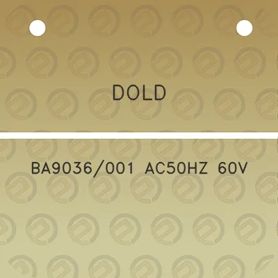 dold-ba9036001-ac50hz-60v