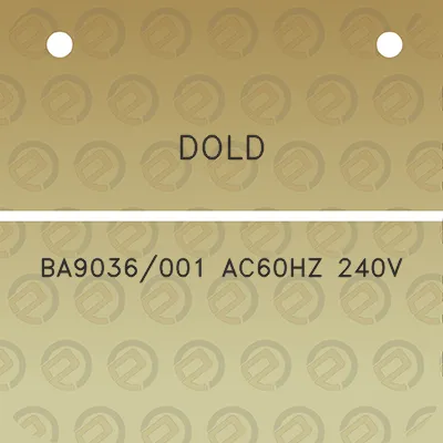 dold-ba9036001-ac60hz-240v